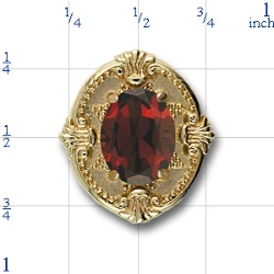 81005 Garnet Bracelet Slide 